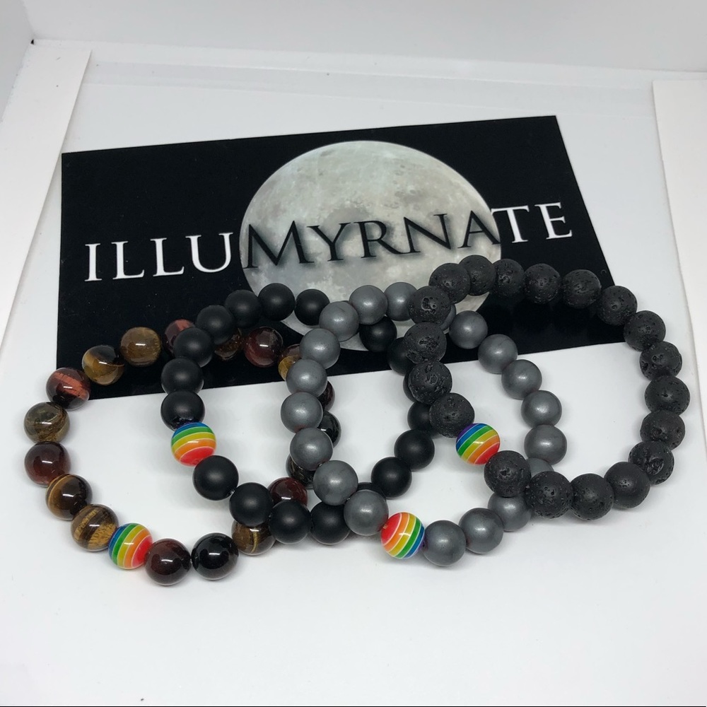 Pride Gemstone Bracelet Bundle Set - image 1